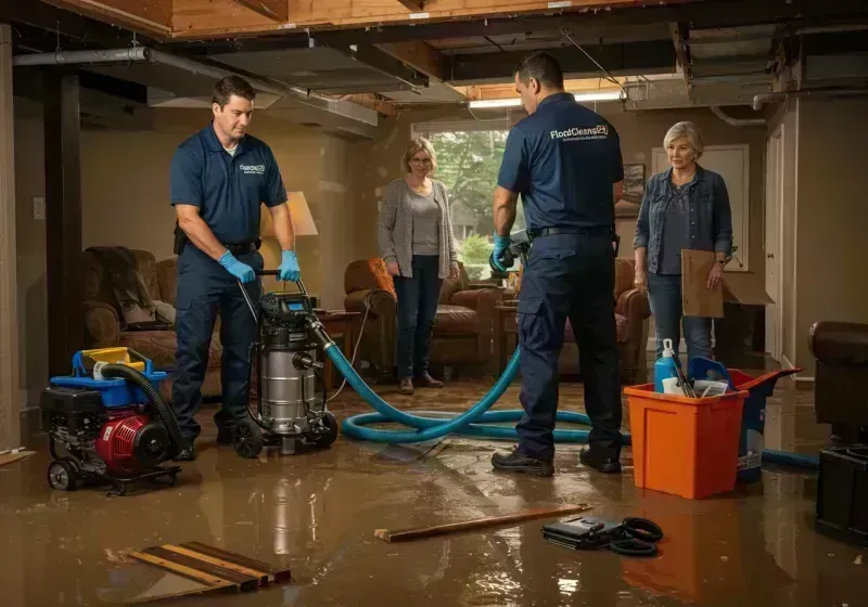 Basement Water Extraction and Removal Techniques process in Bradford, OH